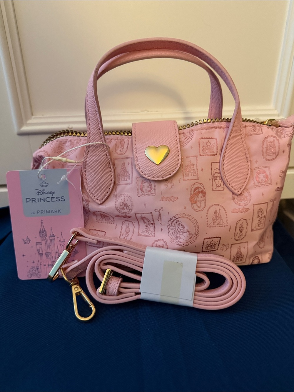 Disney Princess Pink Crossbody Bag by Primark
